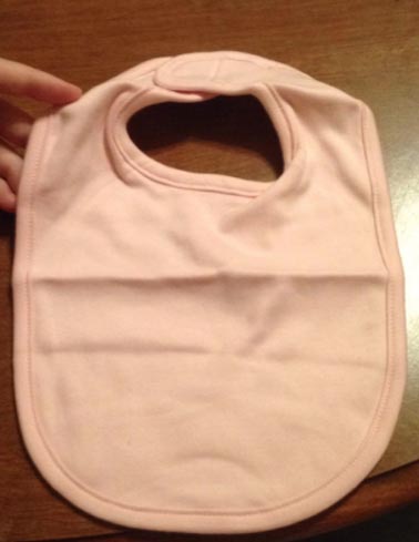 pink organic cotton baby bib review